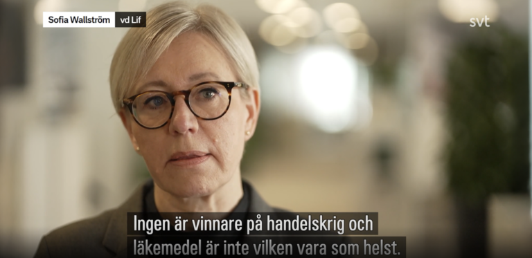 Läkemedel måste skyddas från tullar